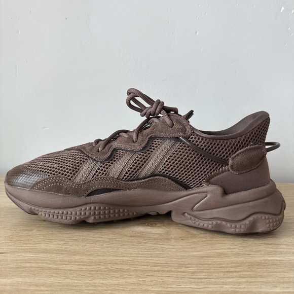 Adidas | Ozweego in Earth Strata Dark Brown Sneakers - Picture 3 of 8